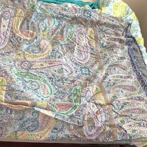Pretty cotton queen bed duvet cover w/h patterns